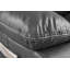 Fauteuil inclinable en cuir gris avec vibrations et chauffage