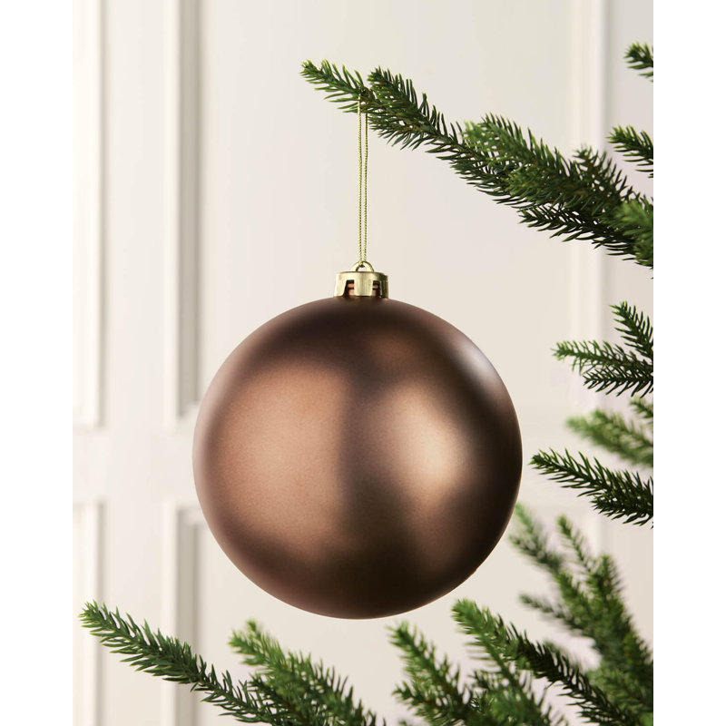 Polystyrene Shatterproof Bauble, 16 cm H x 15 cm W x 15 cm D, Espresspo