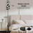  68.5" Standing Floor Lamp Seamless Dimmable Metal Pole Lamp with Linen Lampshade LED Bulb Included