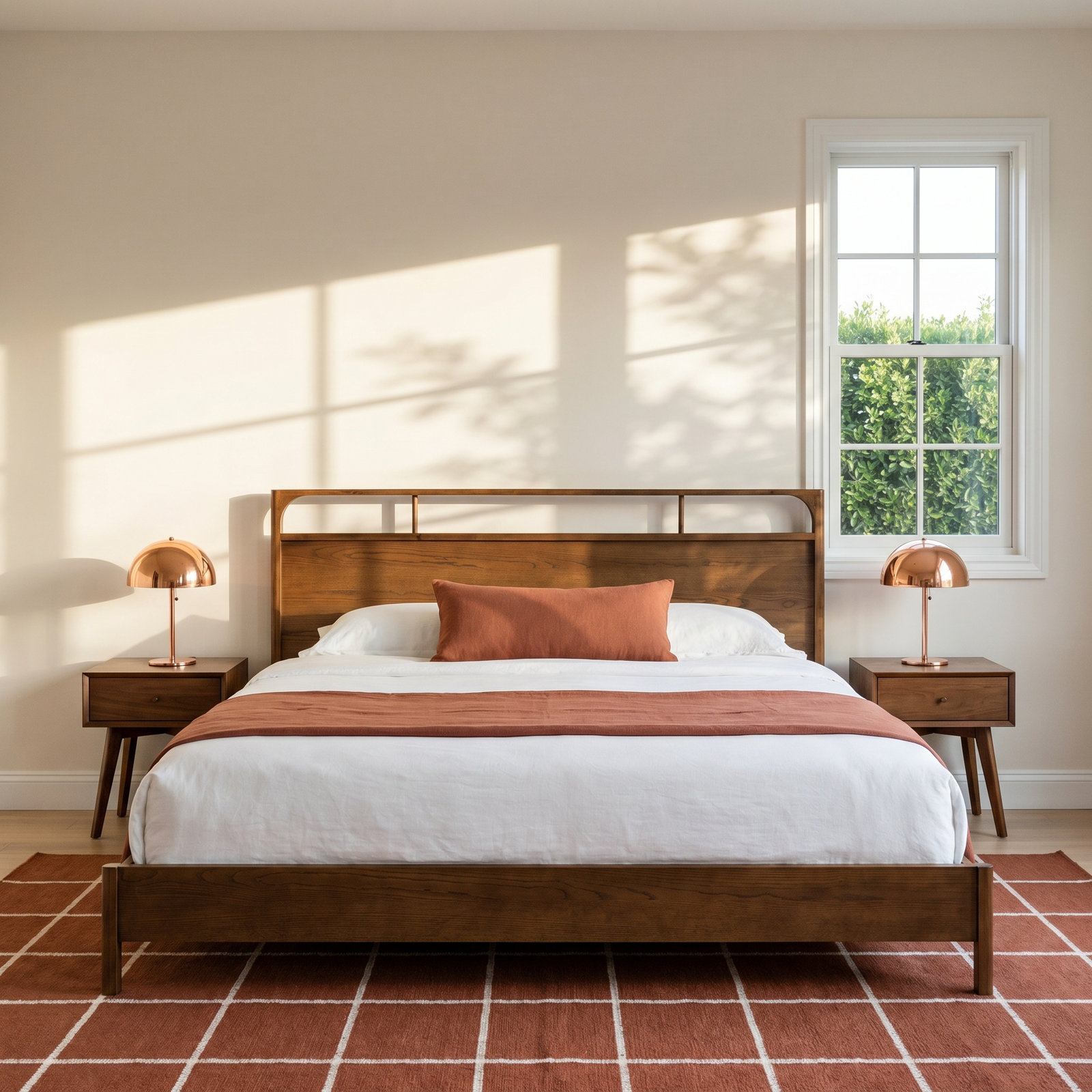 Kaela Oak Bed, Queen