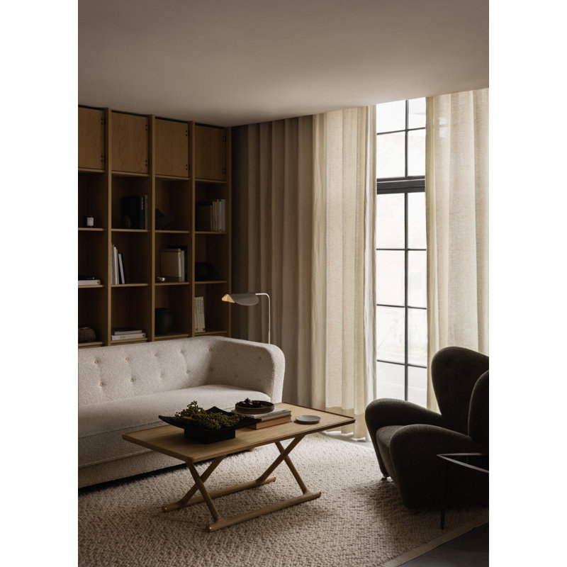 Gravel Area Rug in Ivory, Rectangle 6' x 8'