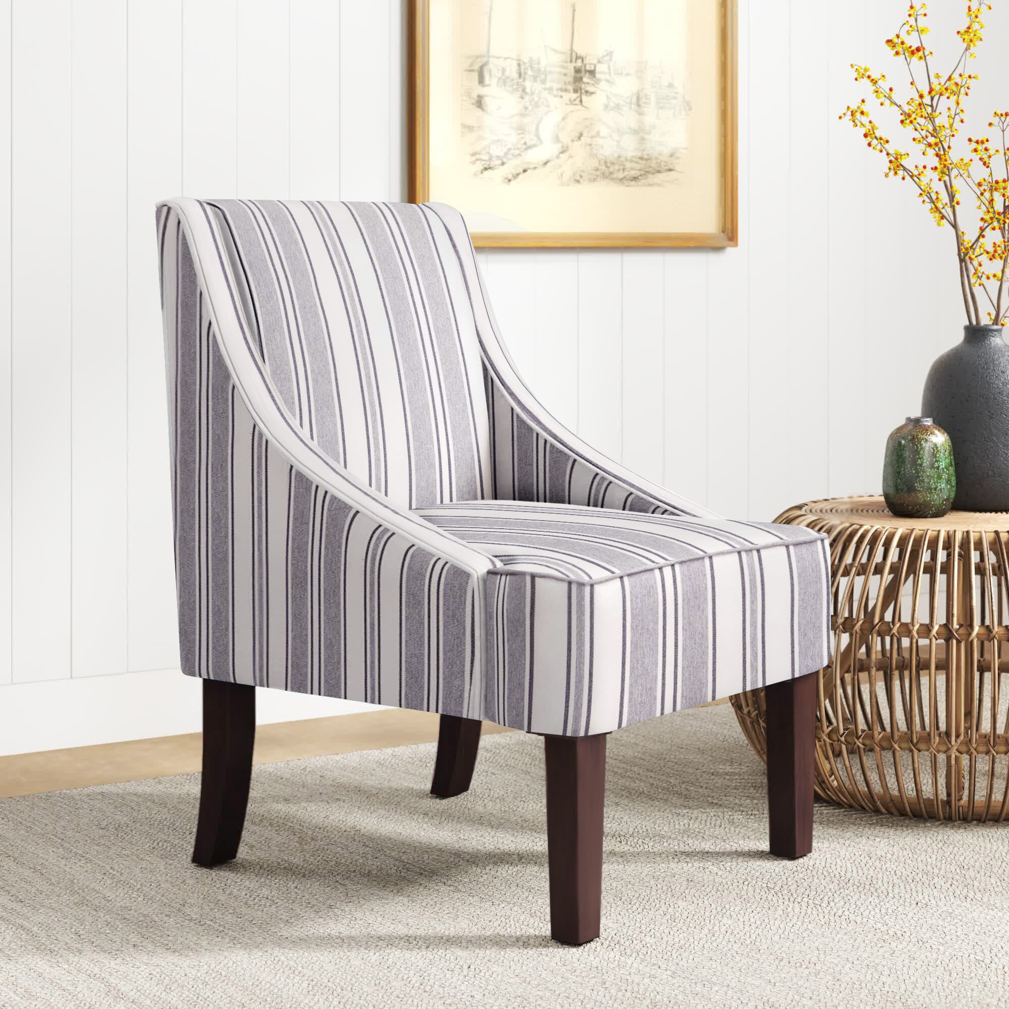 Sand And Stable Kennebunk Upholstered Side Chair And Reviews Wayfair