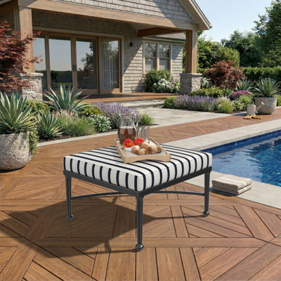 Sunbrella® Outdoor Ottoman Seat Cushion