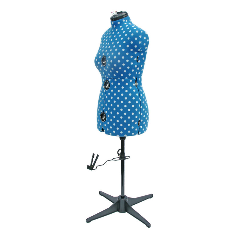 Sewing Online Duckegg Polka Collection Dress Form