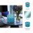 Decorative Bubble Glass Scented Candle for Living Room Decor - Stylish Candle for Coffee Table, Bedroom, and Bookshelf Decor - 9"-1308220919