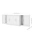 Pur Cabinet Bed with Mattress and Storage Cabinets-89000484-89000488