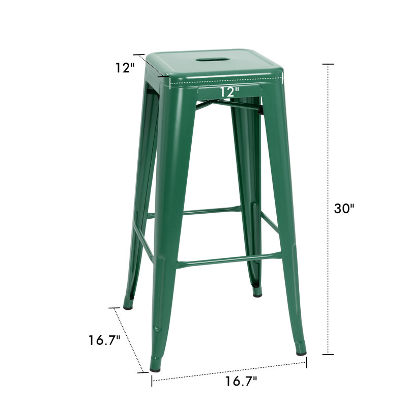 Lansing 30" Bar Stool, Green