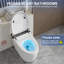 La toilette No-Power, All-Powerful - chasse d'eau, lavage, c'est terminé.