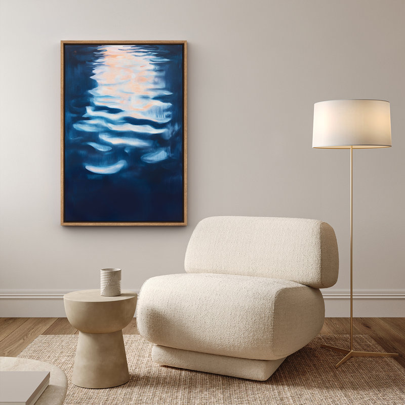 Art mural abstrait abstrait abstrait, Naturel, H 24 po x l 16 po
