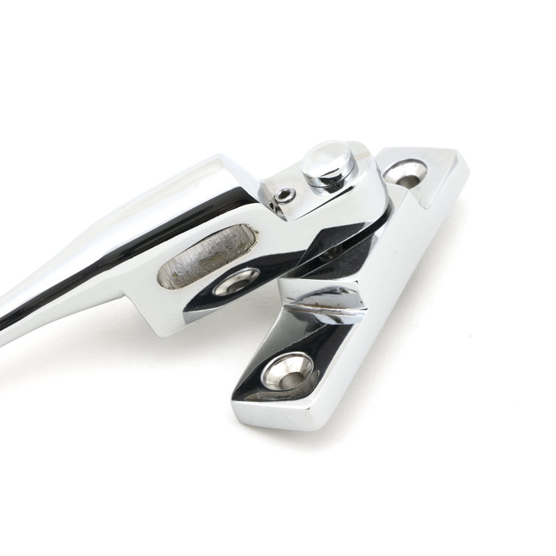 Night-Vent Peardrop Fastener Lock, Polished Chrome