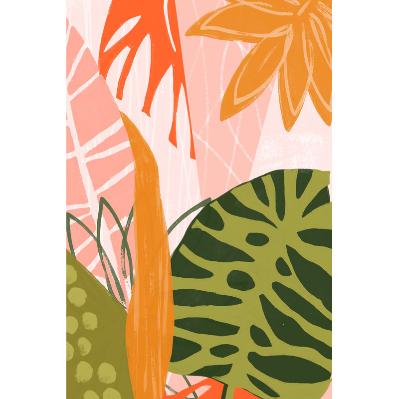 Jungle Collage II, H 18 po x l 12 po x P 1,25 po