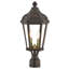 Tête de lanterne câblée 1 lumière H 21 po Anguel-22375515