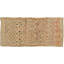 One-of-a-Kind 5'7" X 12'1" 1940s Runner Wool Area Rug in Beige