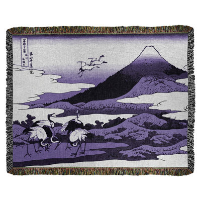 Jeté en coton pour grues japonaises lourdes