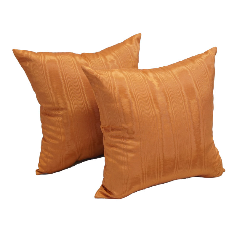 Coussin Moire, Orange