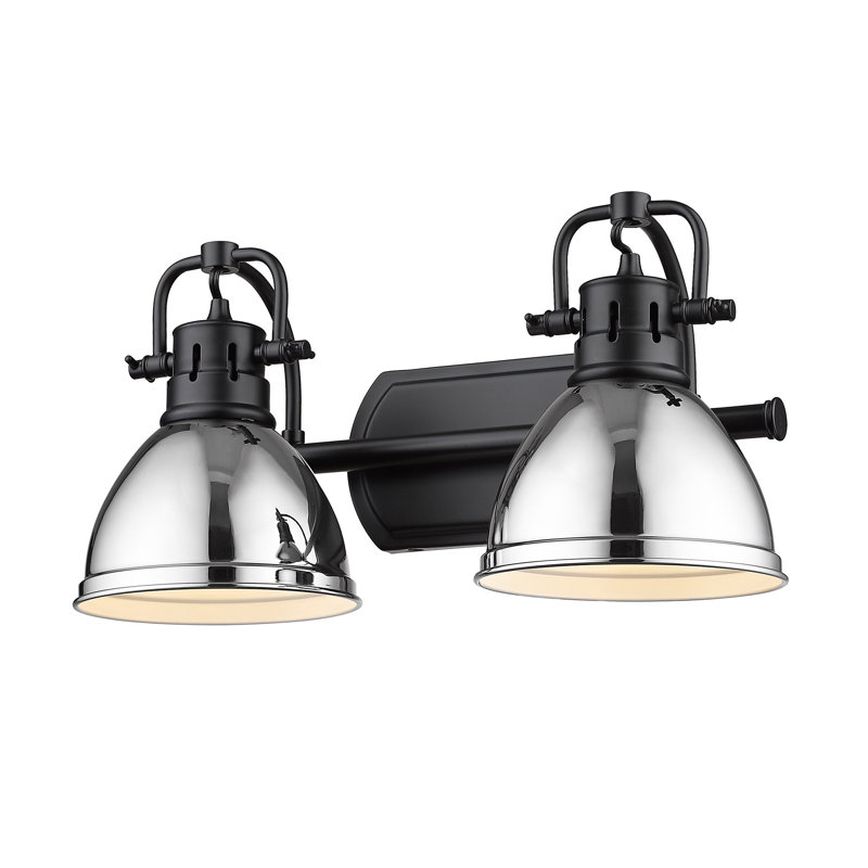 Lyndee 2 - Light Dimmable Vanity Light, Chrome, Matte Black