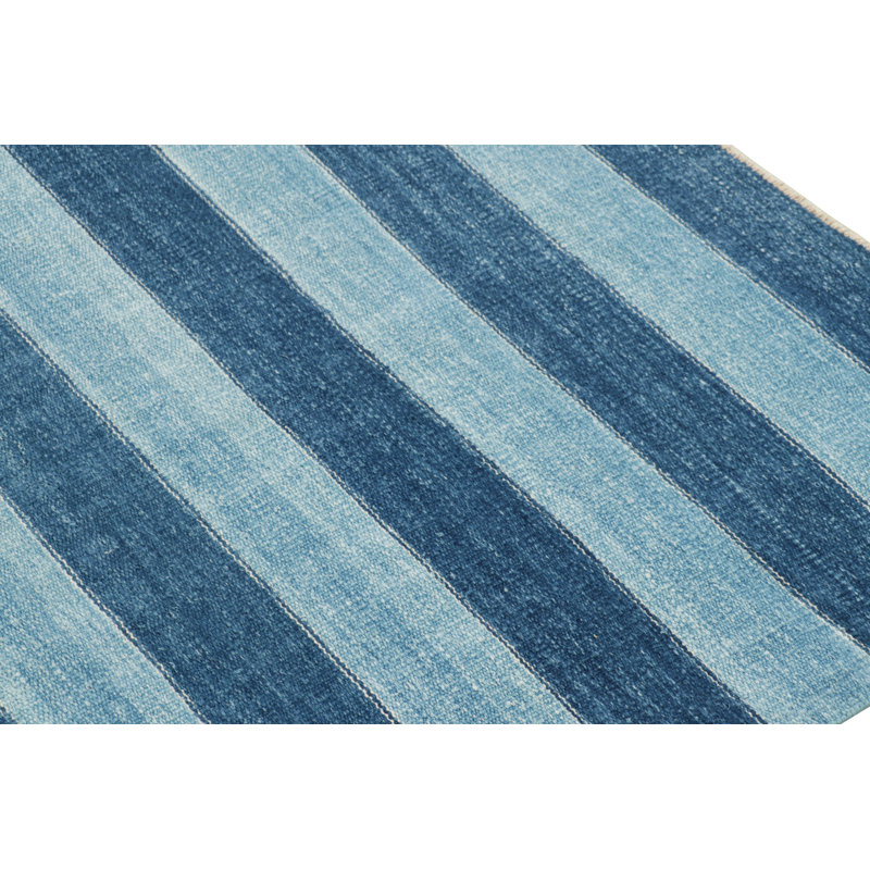 Kilim & Flat Weave Cotton Geometric Area Rug, Rectangle 8' x 10'