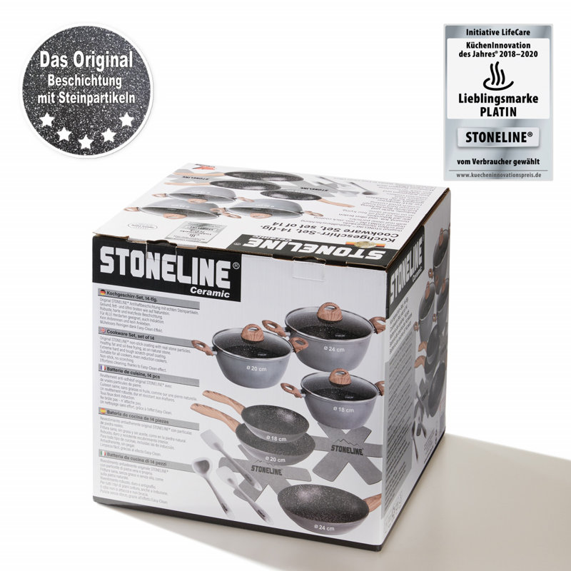 14 - Piece Non-Stick Aluminum Cookware Set