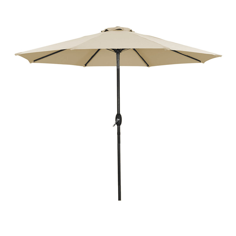 Parasol de marché 9 pi Gigliola, Taupe