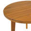 Table d'appoint ronde d'extérieur en acacia, table