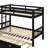 Jeilany Kids Twin Over Full Bunk Bed with Trundle-2017907459