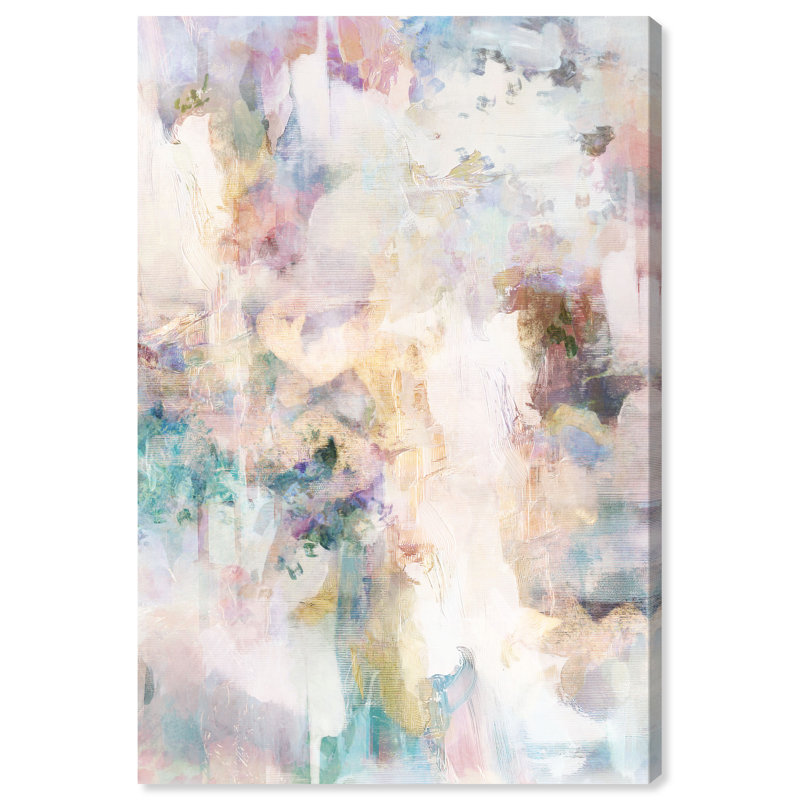 Tonic to Awaken Canvas Abstract Print by Oliver Gal, Black Frame, 10 x 15, 15"H x 10"W, Canvas Unframed