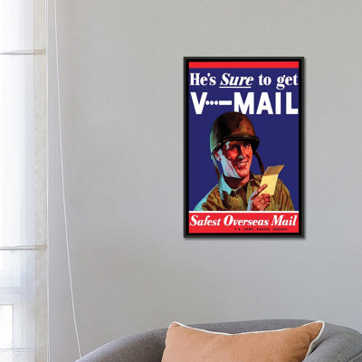 " V-Mail US Wartime Poster " by John Parrot