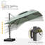 2.8m Square Cantilever Parasol-770705974