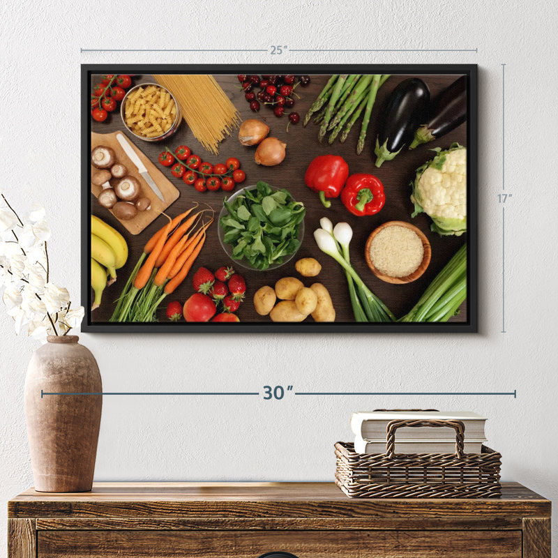 " Vegetable Ingredients ", 17" H x 25" W
