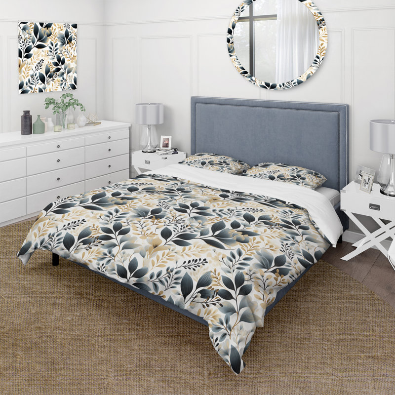 Ensemble de housse de couette Meredyth, Housse de couette pour très grand lit et 2 très