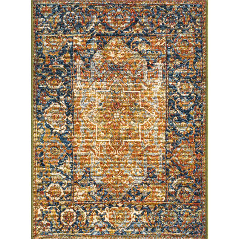 Tapis traditionnel rouge Jaheim, Rectangle 4 pi x 6 pi