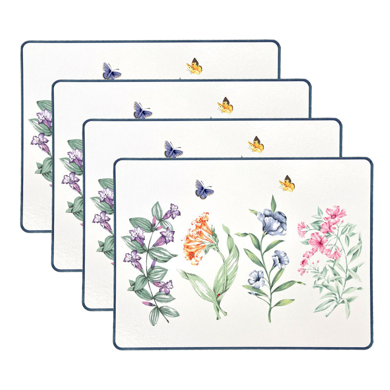 Lenox Butterfly Meadow Garden Cork Placemats