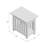 Mission Solid Wood Side Table in Medium Oak