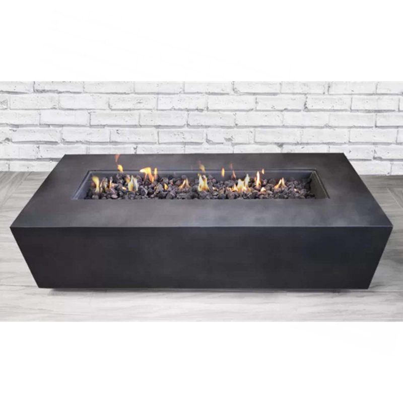 Concrete Propane Outdoor Fire Pit Table