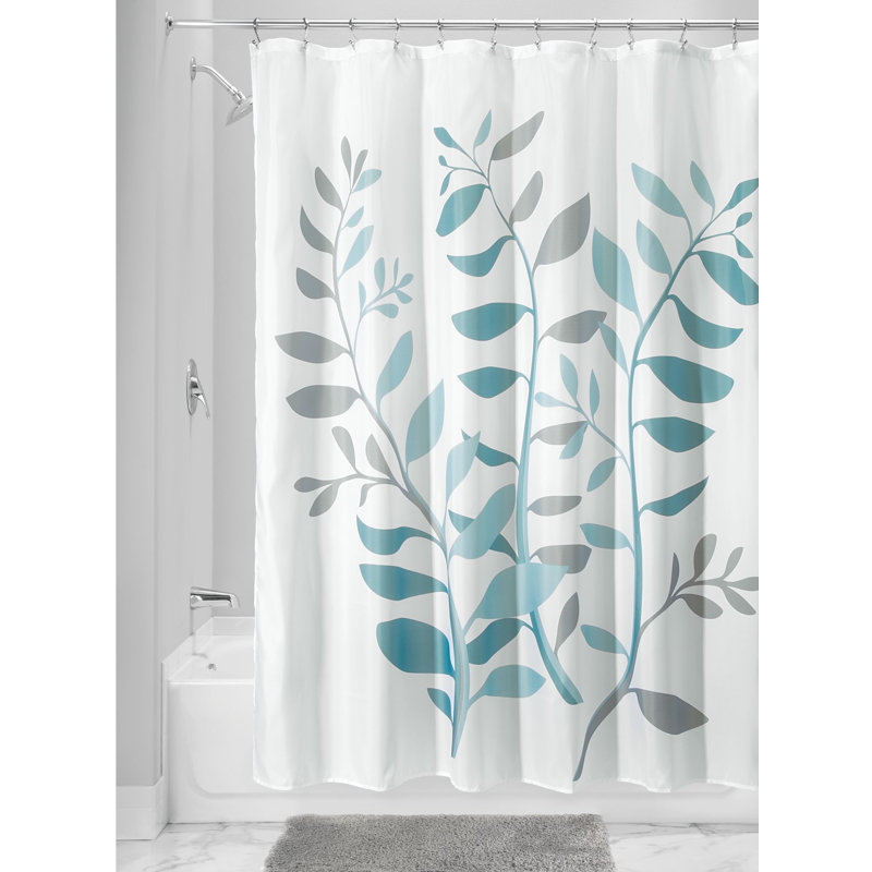 Rideau de douche simple à motif floral Munsch