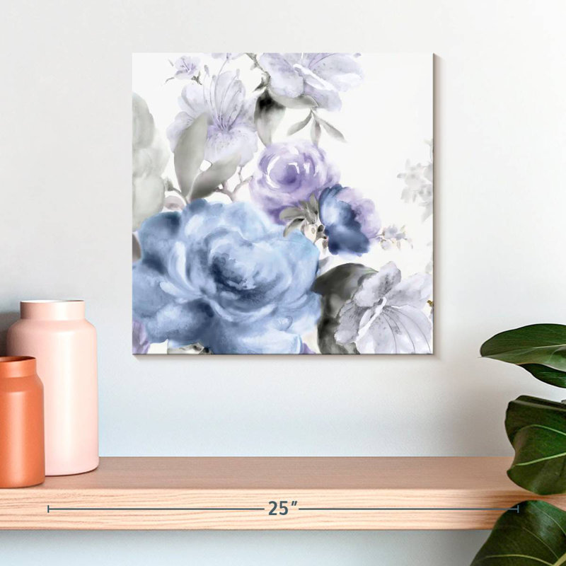 Harnek floral clair I, H 16 po x l 16 po