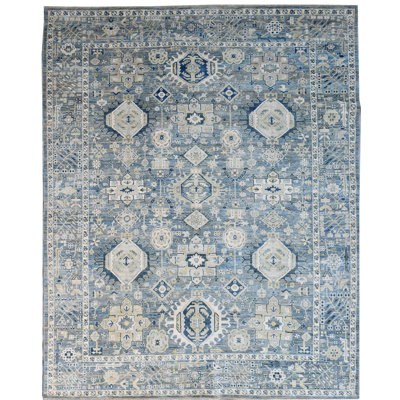 New Afghani Karaja Wool On Cotton 8Ft9inx11ft8in