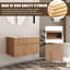 Base de meuble-lavabo simple 32 po Zeypric-135863337