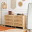 Armoire de rangement en rotin 6 tiroirs-2136905741