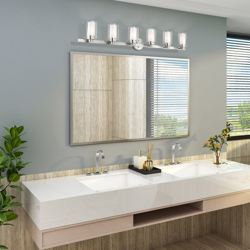 Armantas 6 - Light Dimmable Vanity Light, Brushed Nickel