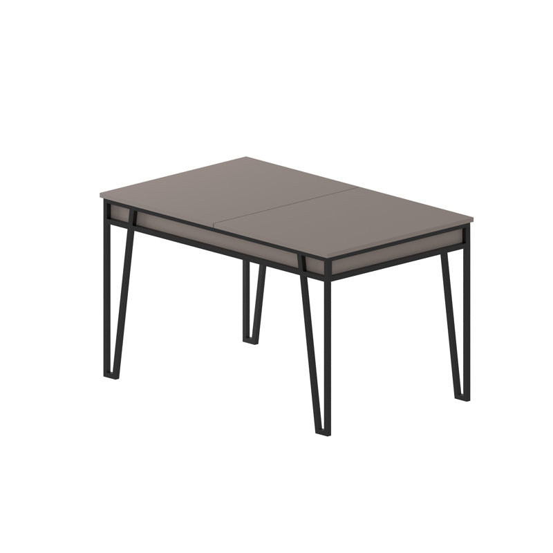 Pal 76 Cm Extendable Butterfly Leaf Dining Table, Light Mocha