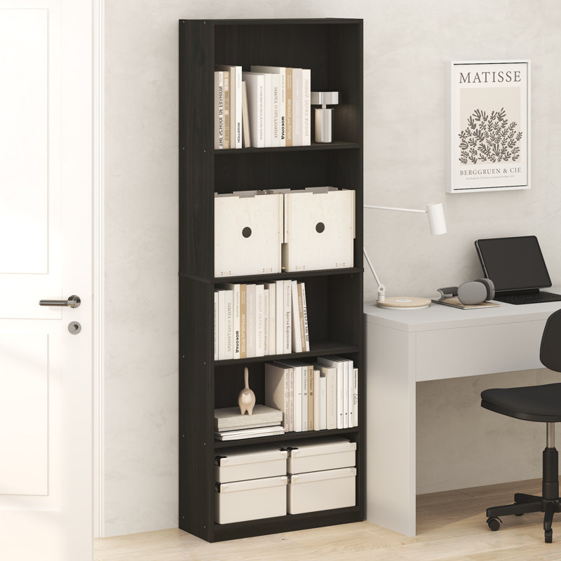 Bibliothèque à 5 niveaux Furinno JAYA, Espresso