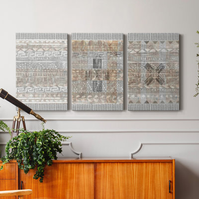 Tapisserie Traders I - ensemble de 3 toiles tendues