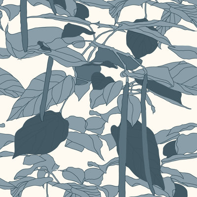 Canopy Sketch Floral Wallpaper