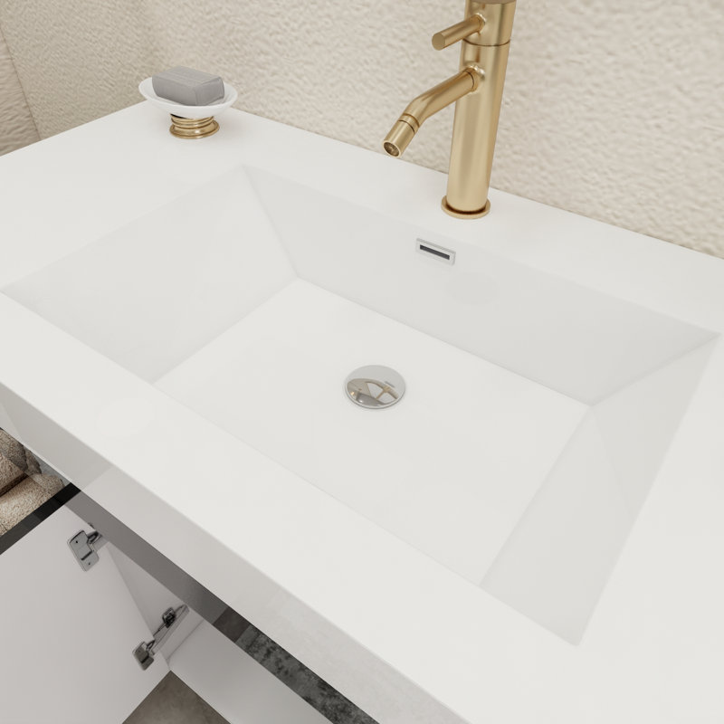 Ensemble de meuble-lavabo double mural 83,4 ", Noir lustré