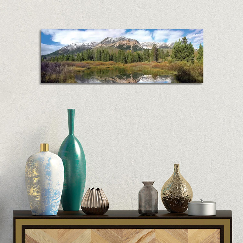 Easely Peak, Boulder Mountains, Idaho by Tim Fitzharris - Wrapped Canvas Panoramic Print, 30.48 cm H x 91.44 cm W x 1.91 cm D