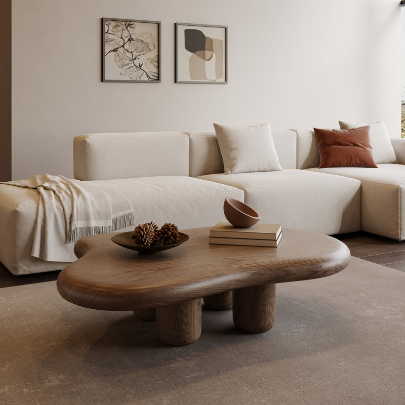 Table basse Babajide, Brun