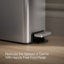 6-Liter Step Trash Can, Black Stainless-1053390343