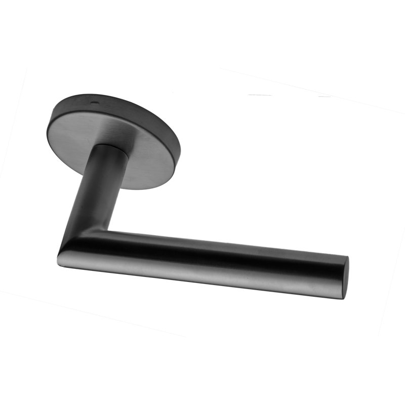 Passage Door Lever, Double Dummy, Polished Stainless Steel