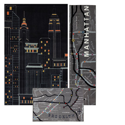Ensemble de tapis 3 pièces Spada New York City